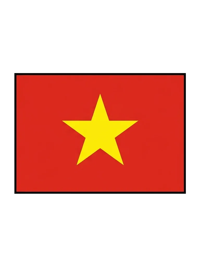 베트남 국기(금성홍기) 컬러 참고본