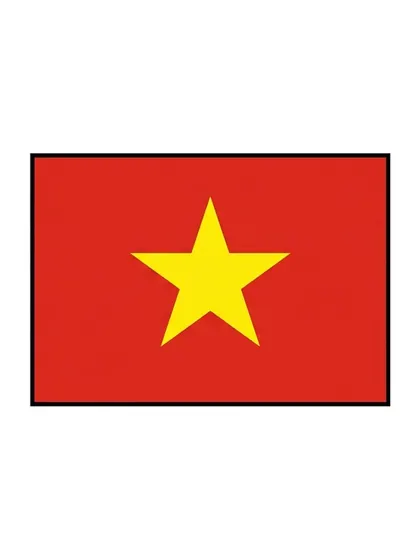 베트남 국기(금성홍기) 컬러 참고본